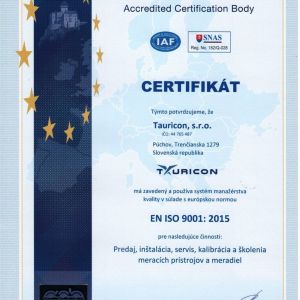 Tauricon ISO 9001_ 2015 SK